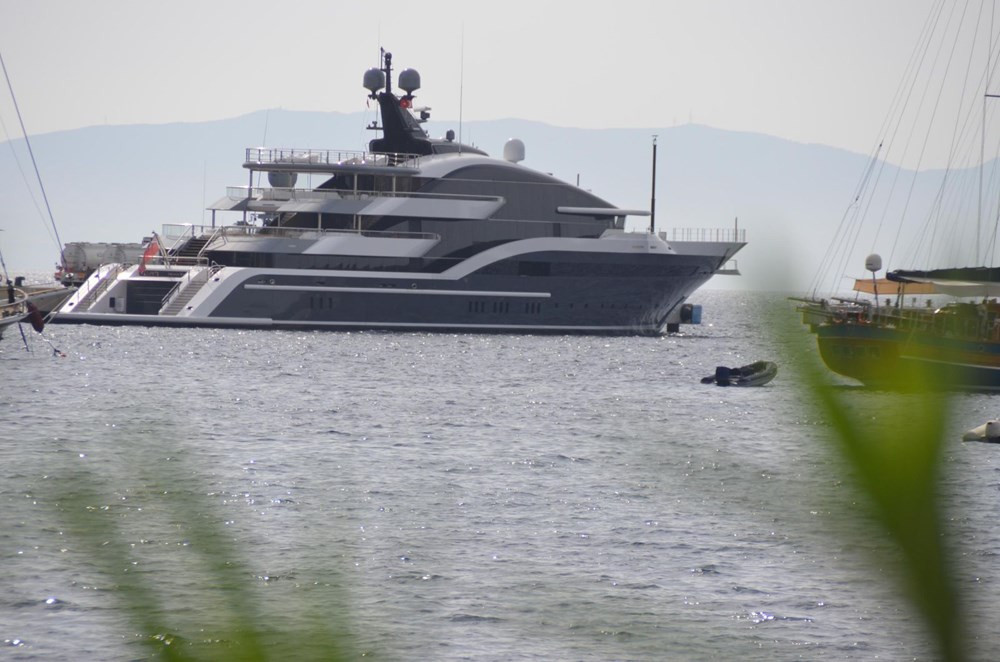 Bodrum'a gelen lüks yat 450 bin lira bıraktı