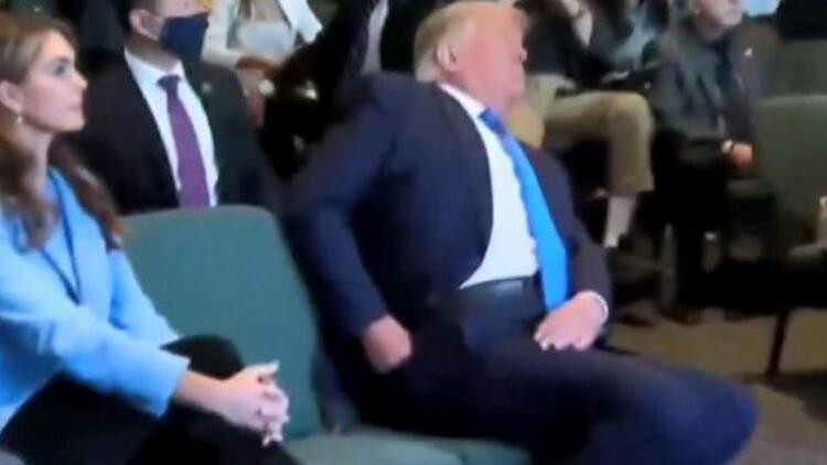 Ayinde bağış yapan Trump'ın hareketi olay oldu!
