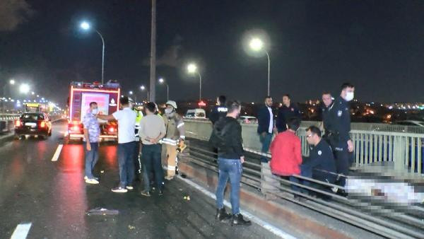 Haliç Köprüsü'nde araçtan yola fırlayan çocuk öldü