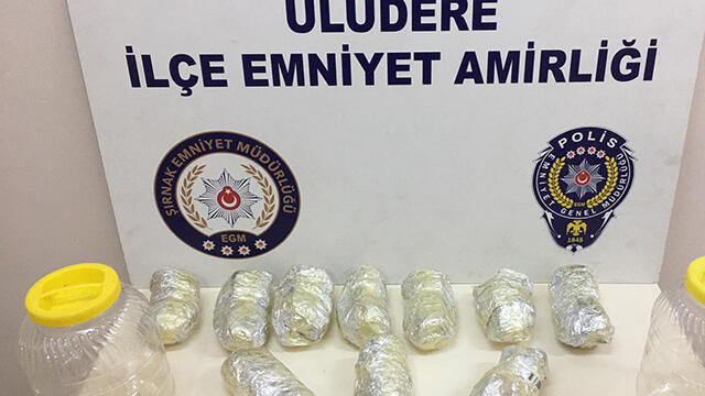 Şırnak'ta 19,6 kilogram eroin ele geçirildi