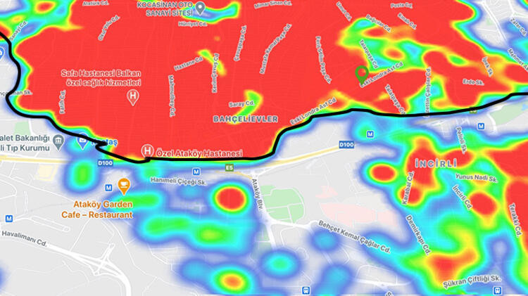 İstanbul'un koronavirüs haritasında şaşırtan ayrıntı! - Resim: 1