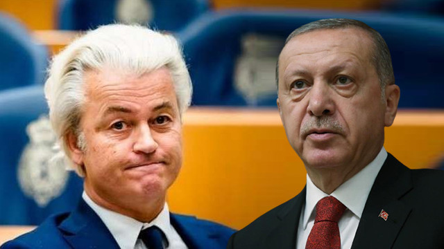 İslam düşmanı Wilders, Erdoğan'a ''terörist'' dedi!