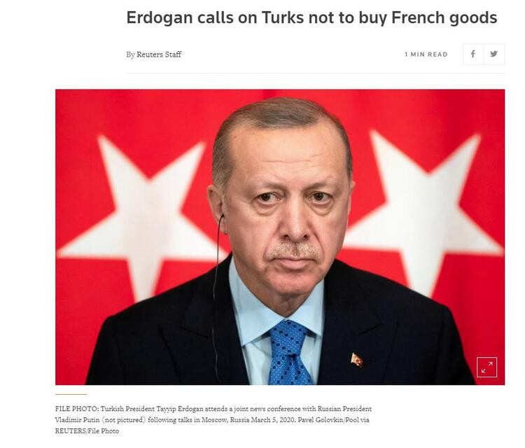 Erdoğan'ın boykot çağrısı dünya basınında