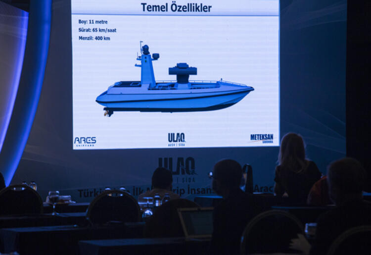 Türkiye'nin silahlı insansız deniz aracı görücüye çıktı