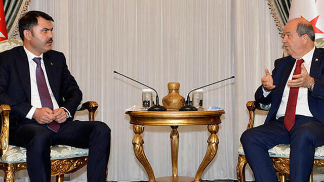 KKTC Cumhurbaşkanı Tatar, Bakan Kurum ile görüştü