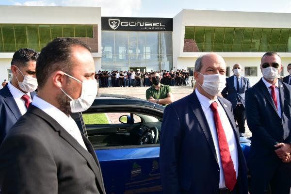 KKTC'nin yerli otomobili GÜNSEL test edildi