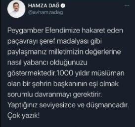 AK Parti'den CHP'li Tunç Soyer'in eşi Neptün Soyer'e tepki
