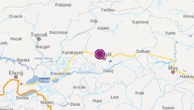 Bingöl'de korkutan şiddetli deprem!