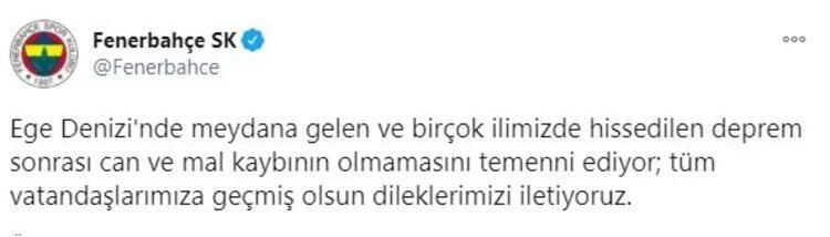 Spor dünyası İzmir için tek yürek oldu
