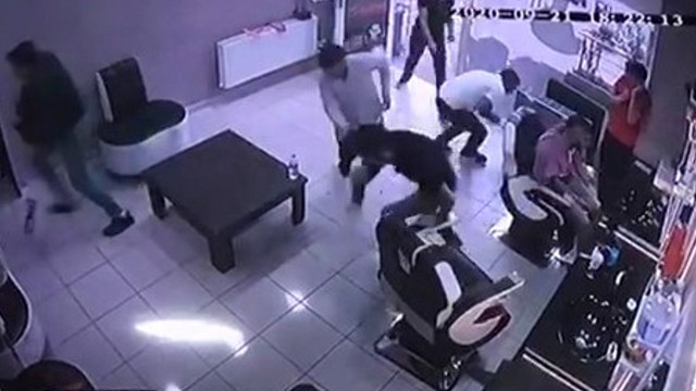 Ankara'da berber dükkanına yapılan saldırının görüntüleri ortaya çıktı