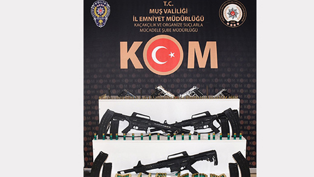 Muş'ta silah ticareti operasyonu: 8 gözaltı