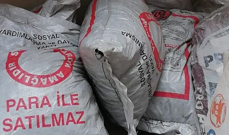 Yardım için dağıtılan kömürler satılığa çıktı!