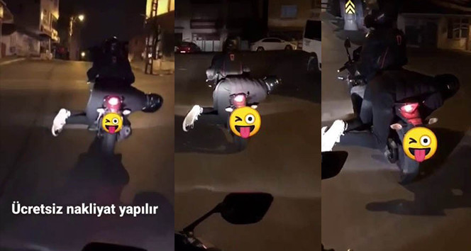 İstanbul trafiğindeki ölümüne eğlence kamerada!
