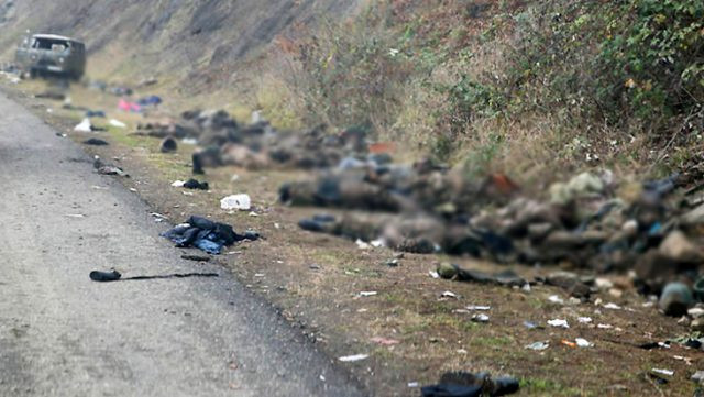Her yer ceset dolu! Dağlık Karabağ'dan çarpıcı görüntüler