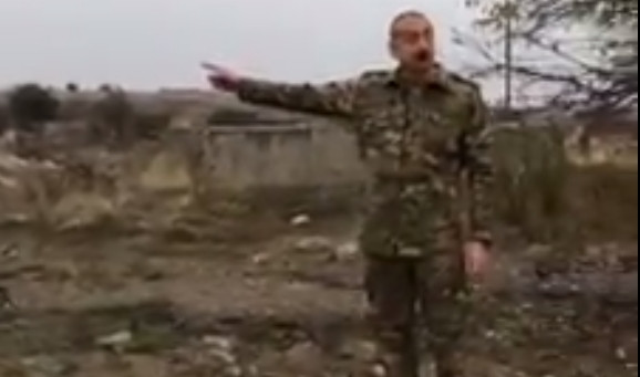 Aliyev 27 yıl sonra cephe hattında!