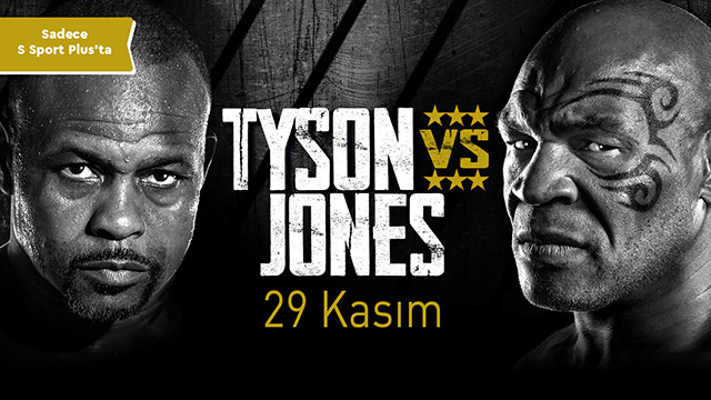 Mike Tyson - Roy Jones Jr Maçı S Sport Plus'ta!