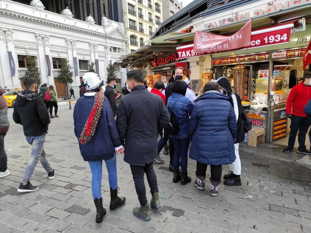 Taksim'de yine aynı manzara