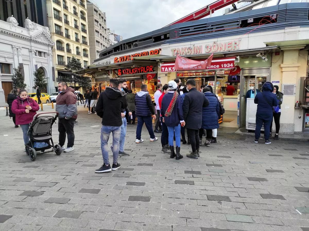 Taksim'de yine aynı manzara