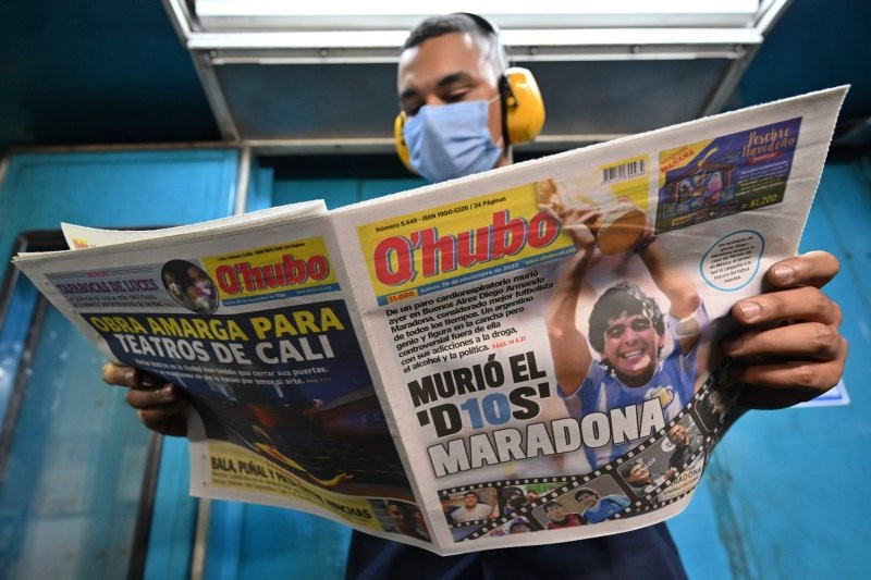 İngilizlerden tepki çeken Maradona manşetleri