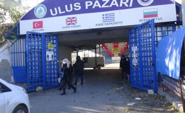 Edirne'deki pazar kapandı, Bulgar turistler eli boş döndü
