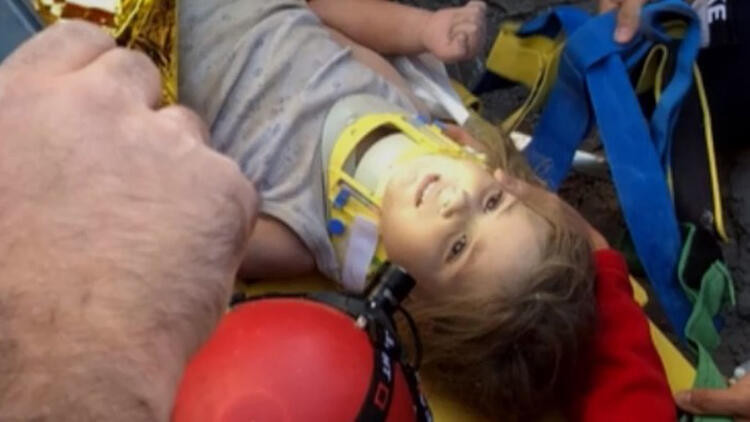 91 saat sonra mucize! 3 yaşındaki Ayda bebek sağ olarak kurtarıldı