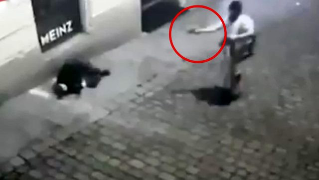 Viyana'daki terör saldırısından kan donduran görüntü