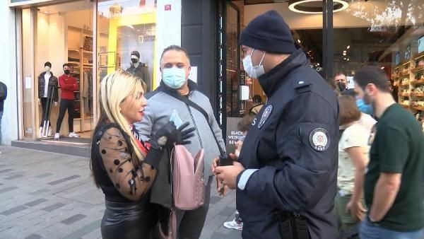 İstiklal Caddesi'nde yine aynı manzara