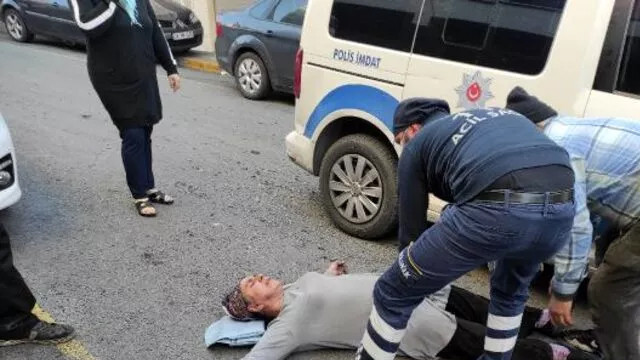 Yanan evde engelli eşinin olduğunu öğrendi, sinir krizi geçirdi