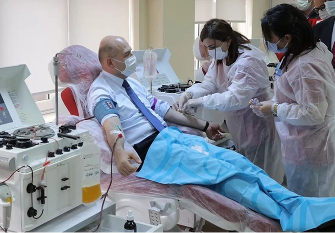 İçişleri Bakanı Soylu plazma bağışı yaptı
