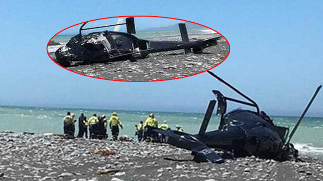 Yeni Zelanda'da helikopter düştü: Ölü ve yaralılar var