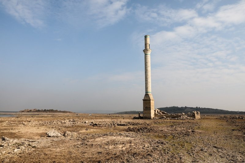Baraj suları çekilince ortaya çıktı