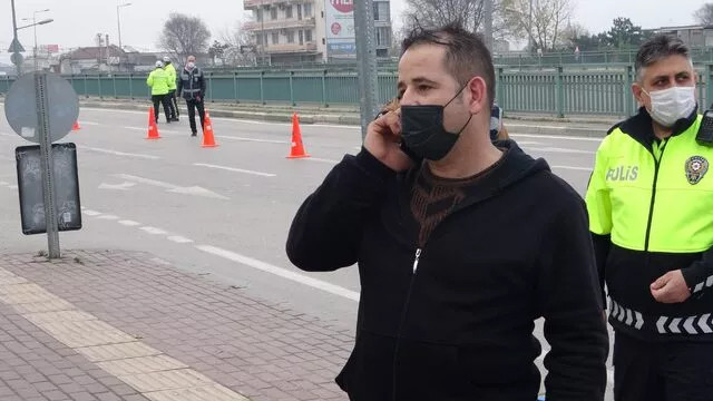 İzin belgesi yerine WhatsApp grubunu gösterdi, ceza yemekten kurtulamadı