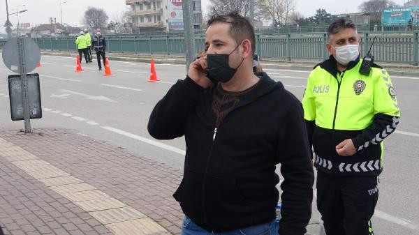 İzin belgesi soran polise Whatsapp grubunu gösterdi