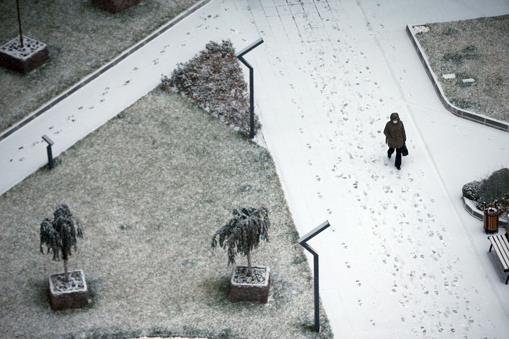 Başkent Ankara güne karla uyandı!  - Resim: 3