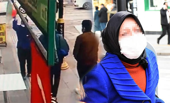 Azerbaycan bayrağını indiren kadına gözaltı!