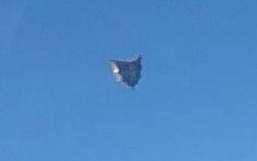 Savaş pilotunun çektiği UFO fotoğrafı sızdı!
