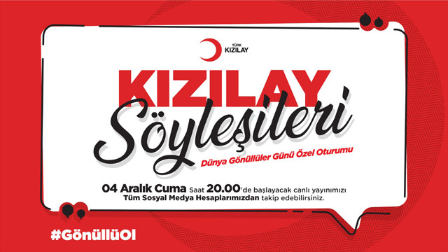 Kızılay'dan Dünya Gönüllüler Günü programı
