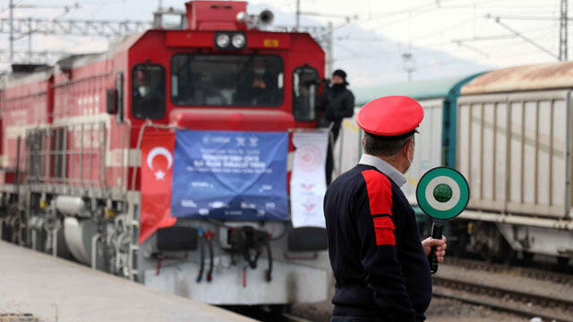 Türkiye-Çin ihracat treni Kayseri'ye ulaştı
