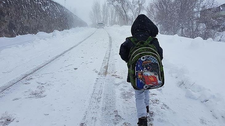 Eğitime kar engeli ! Çok sayıda ilde okullar tatil edildi