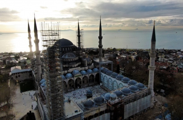 Sultanahmet Camisi'nin restorasyonu yüzde 30'u geçti - Resim: 3