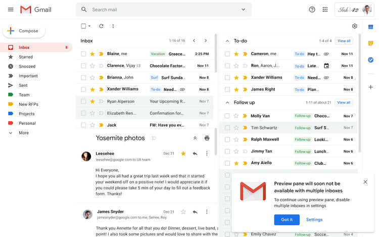 Gmail'e yeni özellik geldi