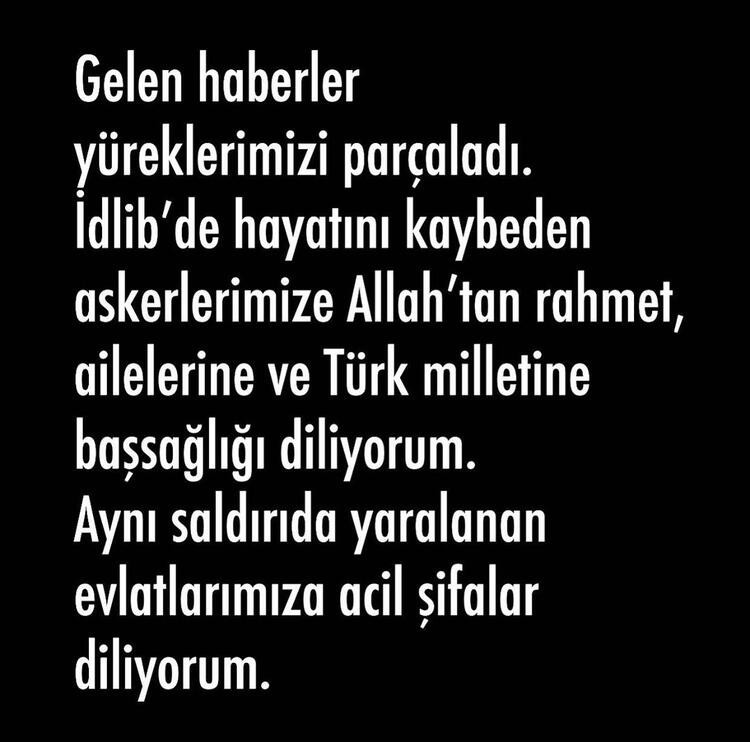 Türkiye yasta... Ünlüler hain saldırıya sessiz kalmadı