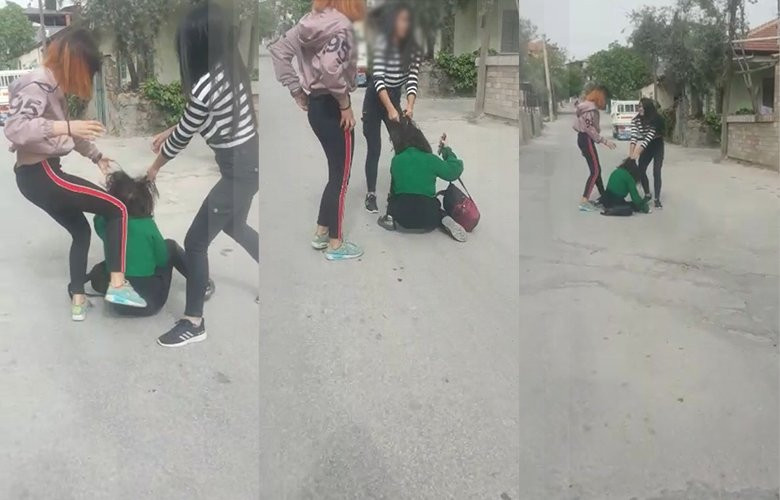 Kız çocukları çete kurup, dehşet saçtı ! Kan donduran görüntüler