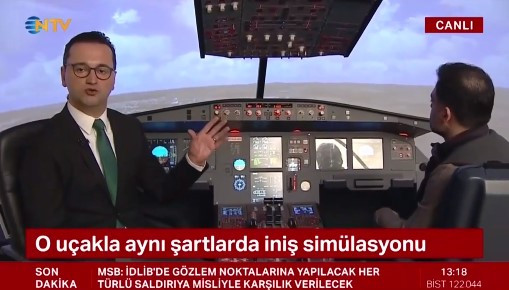 Havalimanındaki uçak kazası nasıl yaşandı ? Simülasyonda canlandırdılar