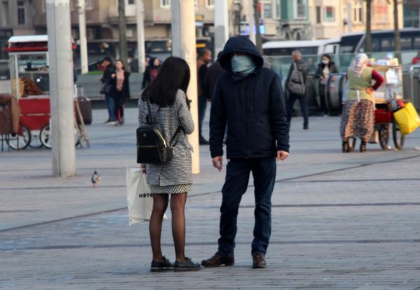 Koronavirüs vakasının ardından İstanbul'da dikkat çeken görüntüler