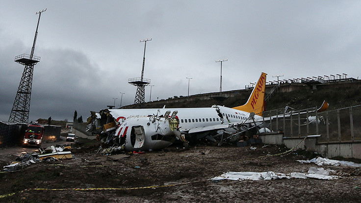 Havalimanındaki uçak kazasında ön rapor ortaya çıktı