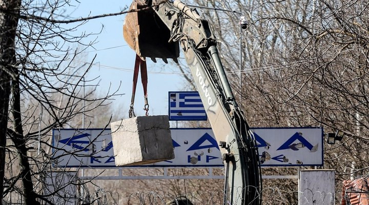 Yunanistan sığınmacılar için Türkiye sınırına duvar ördü!