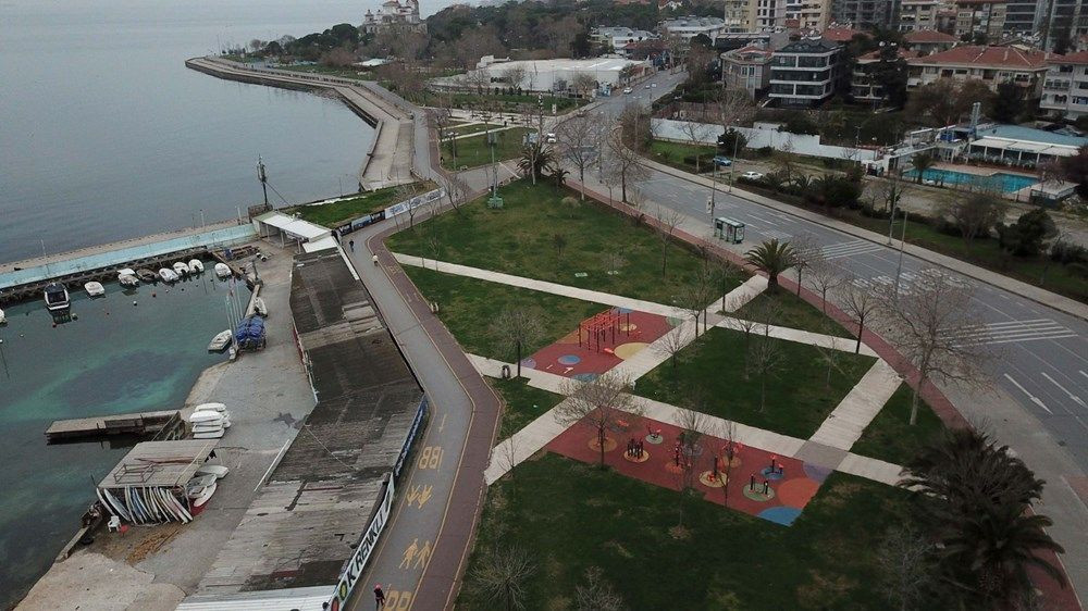 İstanbul'da sahiller boş kaldı