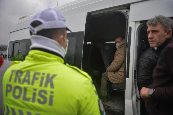 İstanbul'a giriş-çıkışlarda koronavirüs denetimi