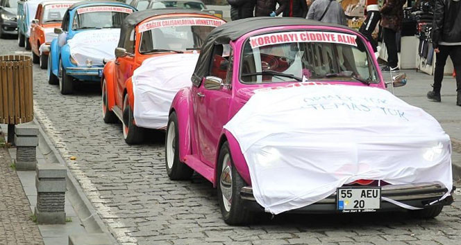 Vosvoslar trafikte maskelendi!